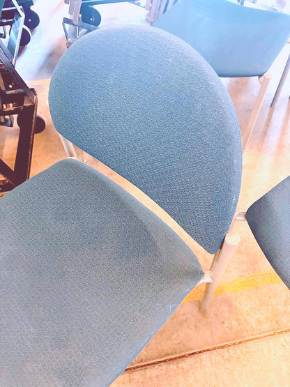 64 UNITS - FOUR RACKS of 16 VERSA KI STACKABLE CHAIRS RACK ON WHEELS FREE SHIP