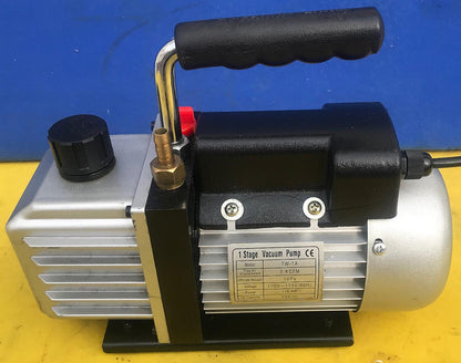 HFS TW-1A 2 CFM SINGLE STAGE ROTARY VANE VACUUM PUMP FREE SHIPPING WATCH VIDEO