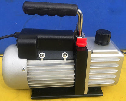 HFS TW-1A 2 CFM SINGLE STAGE ROTARY VANE VACUUM PUMP FREE SHIPPING WATCH VIDEO