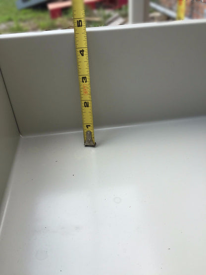 HAMILTON METAL BLACK PHENOLIC SLAB LAB TABLE 60 x 30 Plus KEY 4 DRAWERS FREESHIP