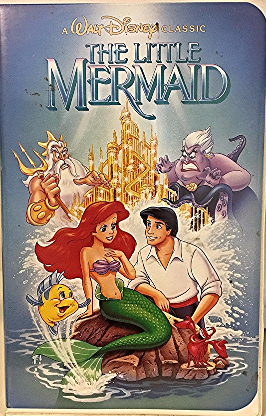 THE LITTLE MERMAID ORIGINAL VHS TAPE ( BANNED COVER)