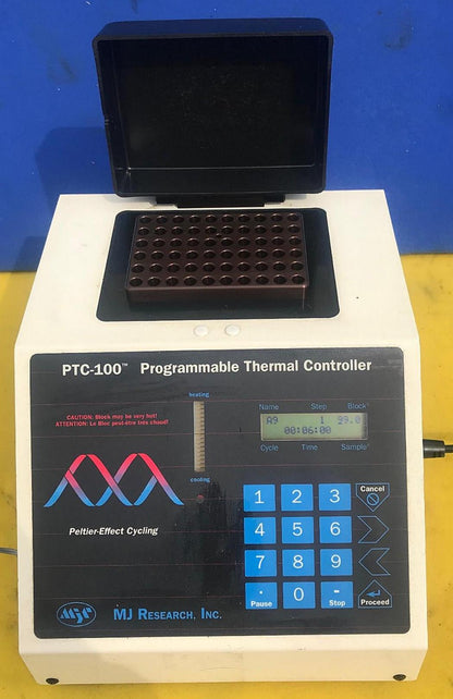 PTC-100 PELTIER PROGRAMMABLE THERMAL CONTROLLER CYCLER 96WELL BONNET WATCH VIDEO