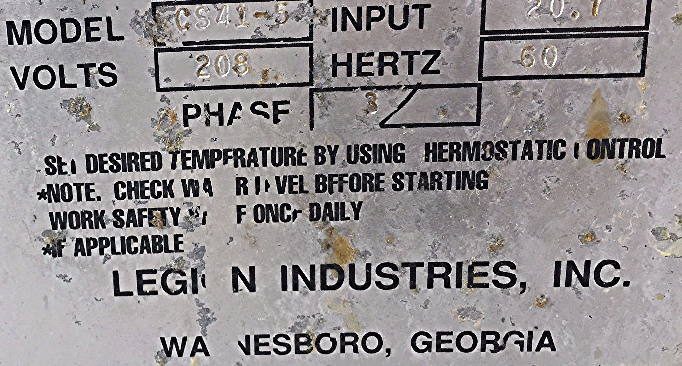 CS41-5 LEGION COMBI-PLAN SKITTLE 22GALLON TILT SKILLET PAN 3PH ELECTRIC FREESHIP