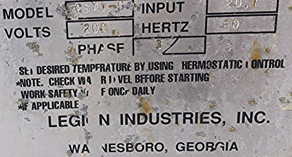 CS41-5 LEGION COMBI-PLAN SKITTLE 22GALLON TILT SKILLET PAN 3PH ELECTRIC FREESHIP