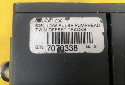 WATSON MARLOW 058.4001.000 505L LOW PULSE PUMP HEAD TWIN OFFSET TRACKS FREE SHIP
