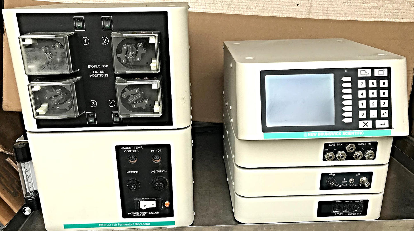NEW BRUNSWICK BIOFLO BIO FLO 110 FERMENTOR BIOREACTOR SYSTEM FREE SHIPPING