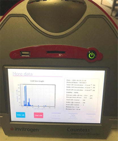 INVITROGEN COUNTESS CAT 10227 CELL COUNTER 90DAYWARRANTY 100%PERFECT WATCH VIDEO