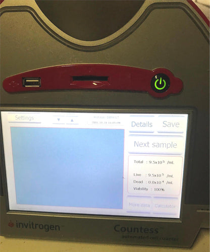 INVITROGEN COUNTESS CAT 10227 CELL COUNTER 90DAYWARRANTY 100%PERFECT WATCH VIDEO