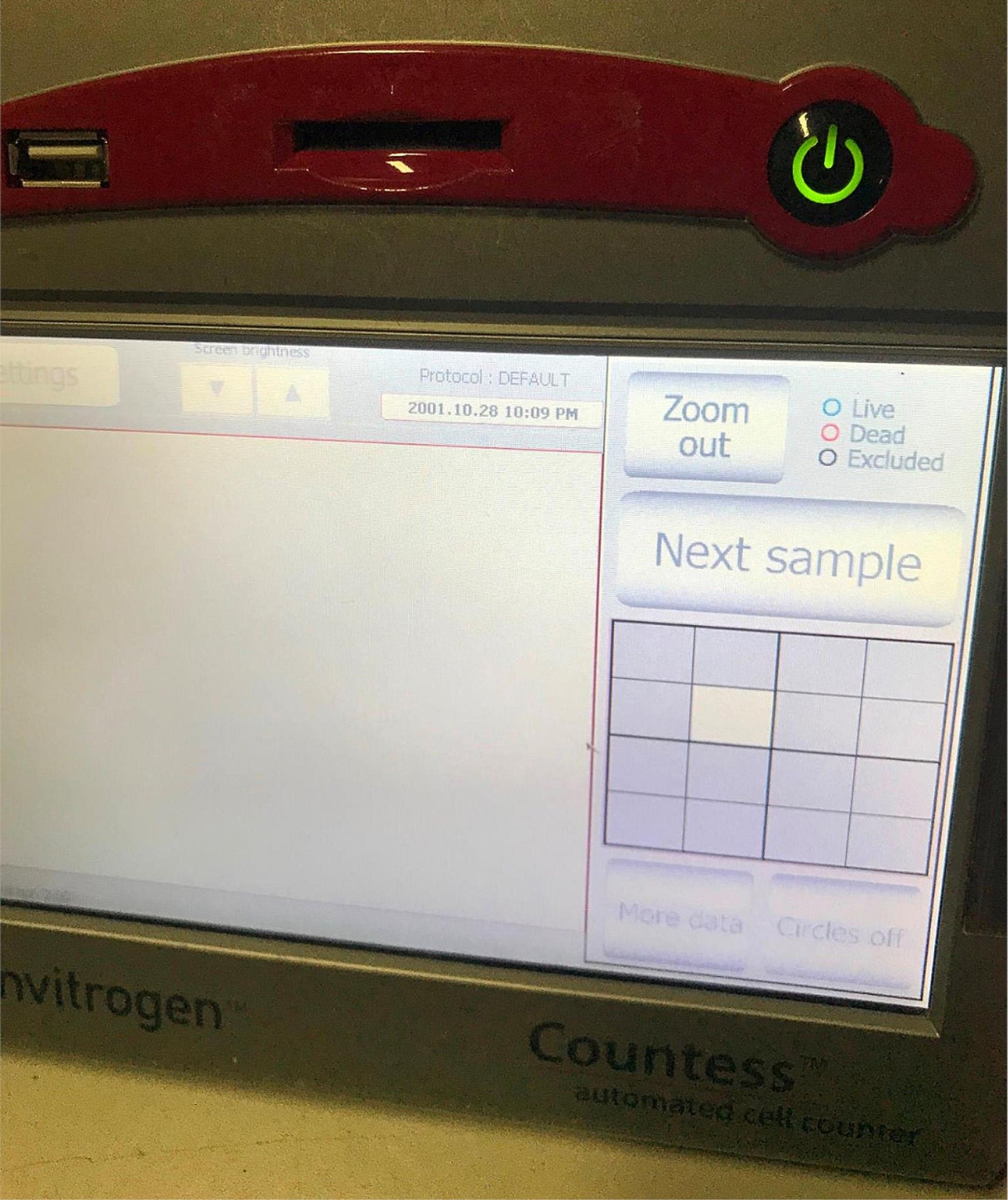 INVITROGEN COUNTESS CAT 10227 CELL COUNTER 90DAYWARRANTY 100%PERFECT WATCH VIDEO