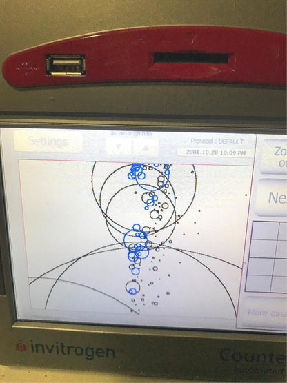 INVITROGEN COUNTESS CAT 10227 CELL COUNTER 90DAYWARRANTY 100%PERFECT WATCH VIDEO