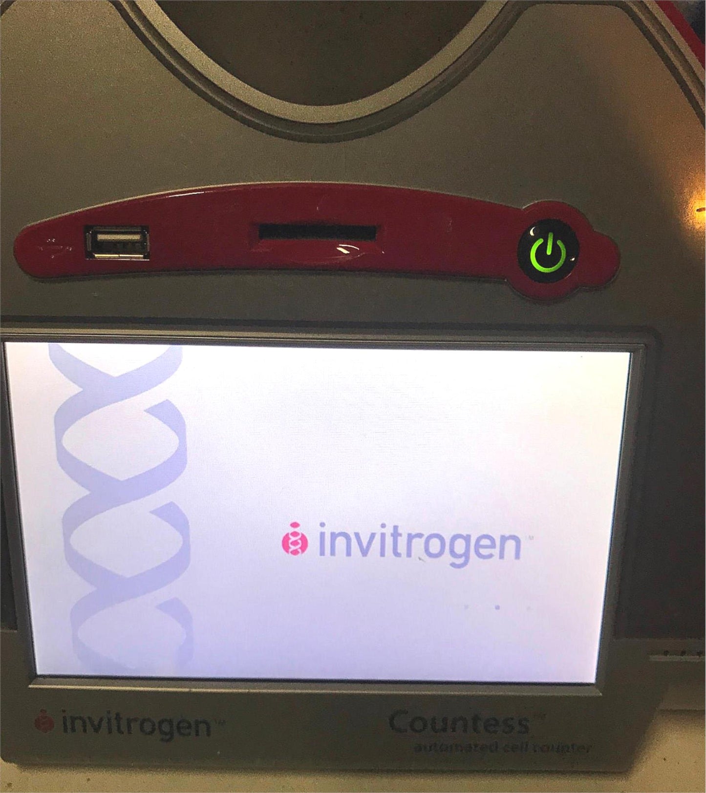 INVITROGEN COUNTESS CAT 10227 CELL COUNTER 90DAYWARRANTY 100%PERFECT WATCH VIDEO