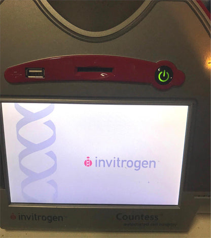 INVITROGEN COUNTESS CAT 10227 CELL COUNTER 90DAYWARRANTY 100%PERFECT WATCH VIDEO