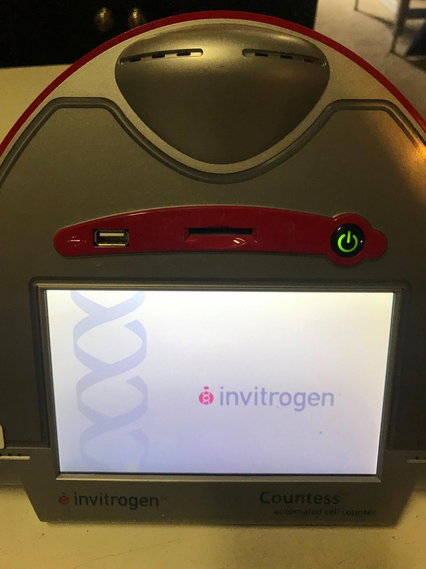 INVITROGEN COUNTESS CAT 10227 CELL COUNTER 90DAYWARRANTY 100%PERFECT WATCH VIDEO