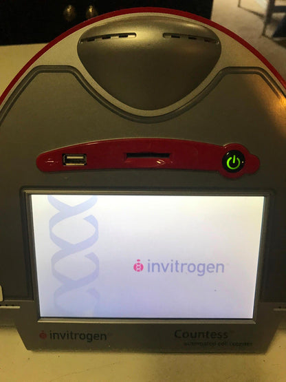 INVITROGEN COUNTESS CAT 10227 CELL COUNTER 90DAYWARRANTY 100%PERFECT WATCH VIDEO