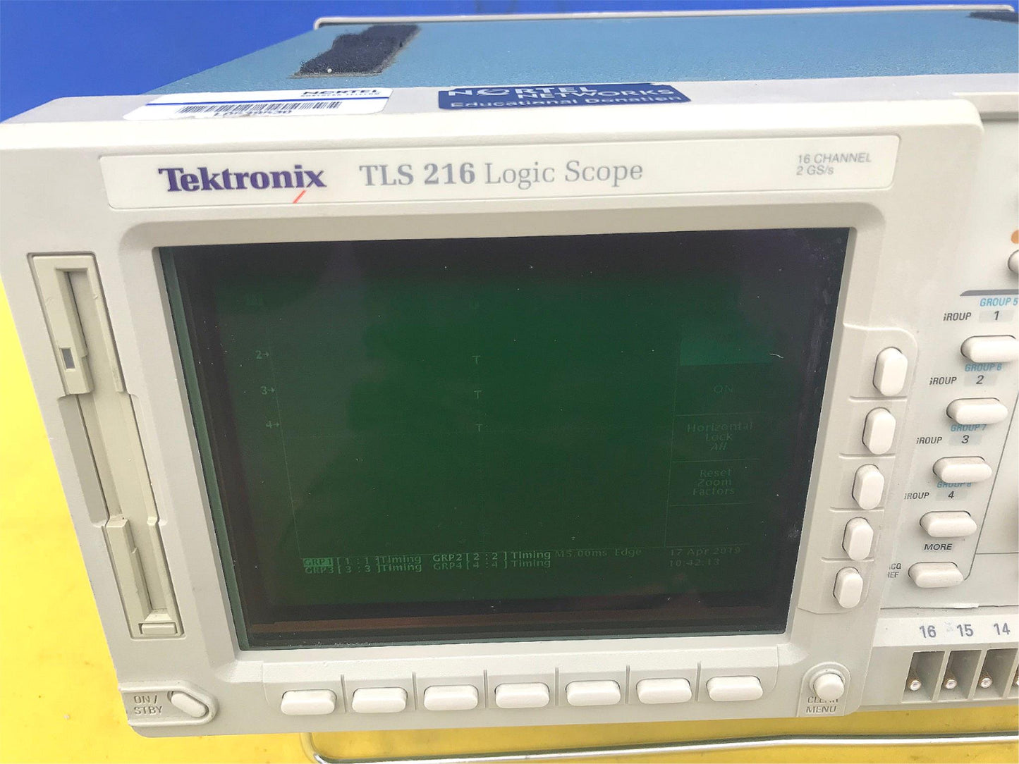 TEKTRONIX TLS 216 COLOR LOGIC SCOPE OSCILLOSCOPE WATCH VIDEO FREE SHIPPING