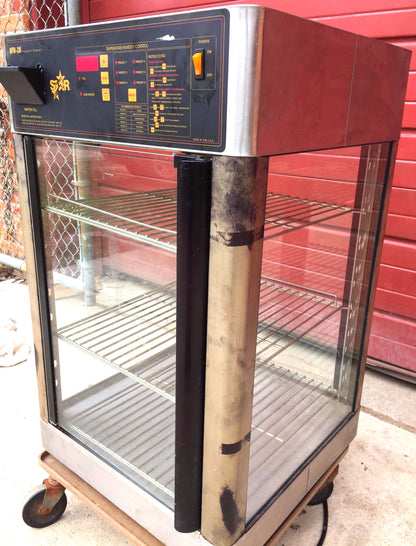 STAR HFD-2APT HOT FOOD SANDWICH PIZZA DISPLAY CABINET HUMIDITY WARMER FREESHIP