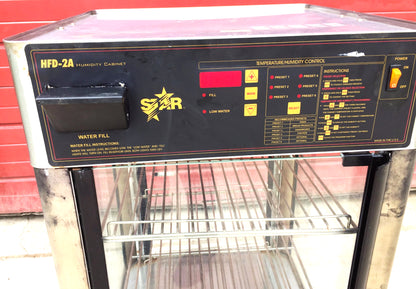 STAR HFD-2APT HOT FOOD SANDWICH PIZZA DISPLAY CABINET HUMIDITY WARMER FREESHIP