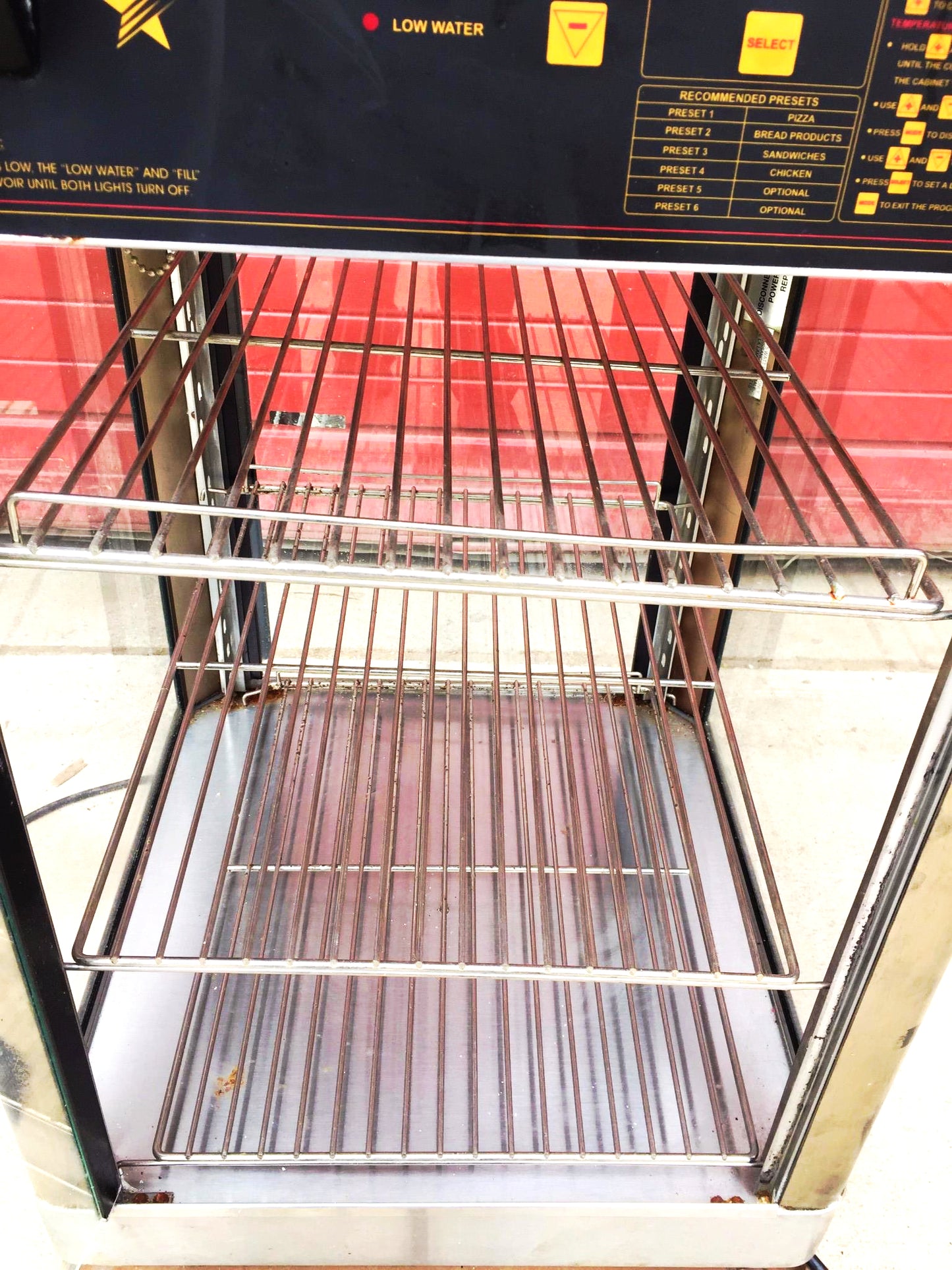 STAR HFD-2APT HOT FOOD SANDWICH PIZZA DISPLAY CABINET HUMIDITY WARMER FREESHIP