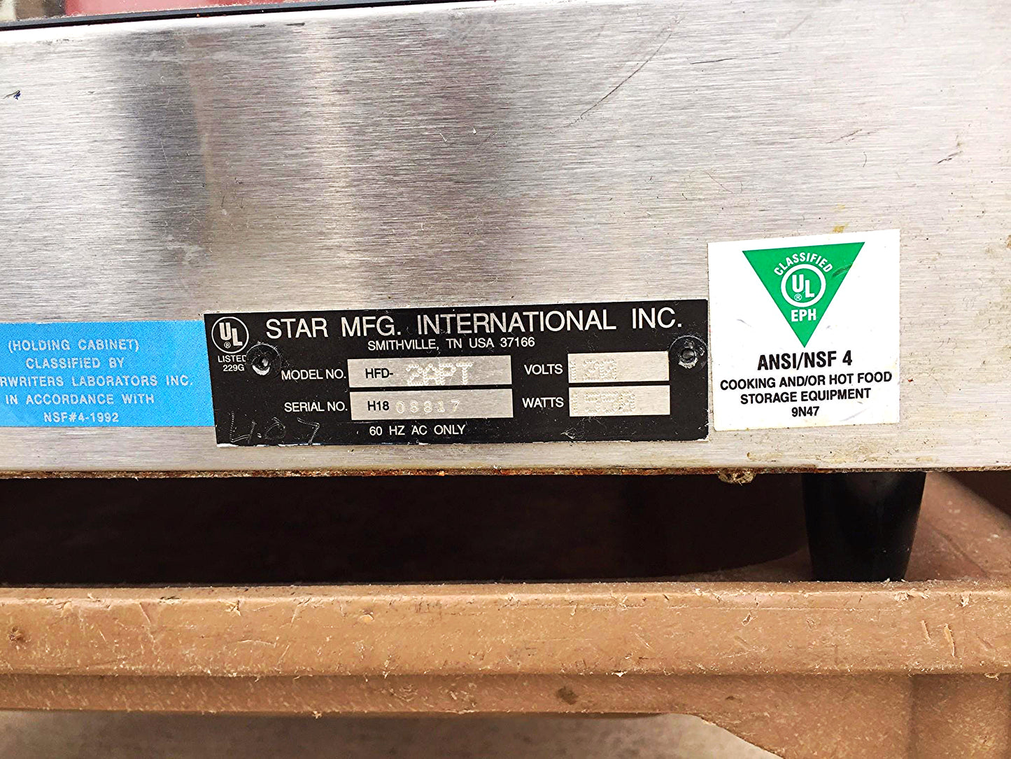 STAR HFD-2APT HOT FOOD SANDWICH PIZZA DISPLAY CABINET HUMIDITY WARMER FREESHIP