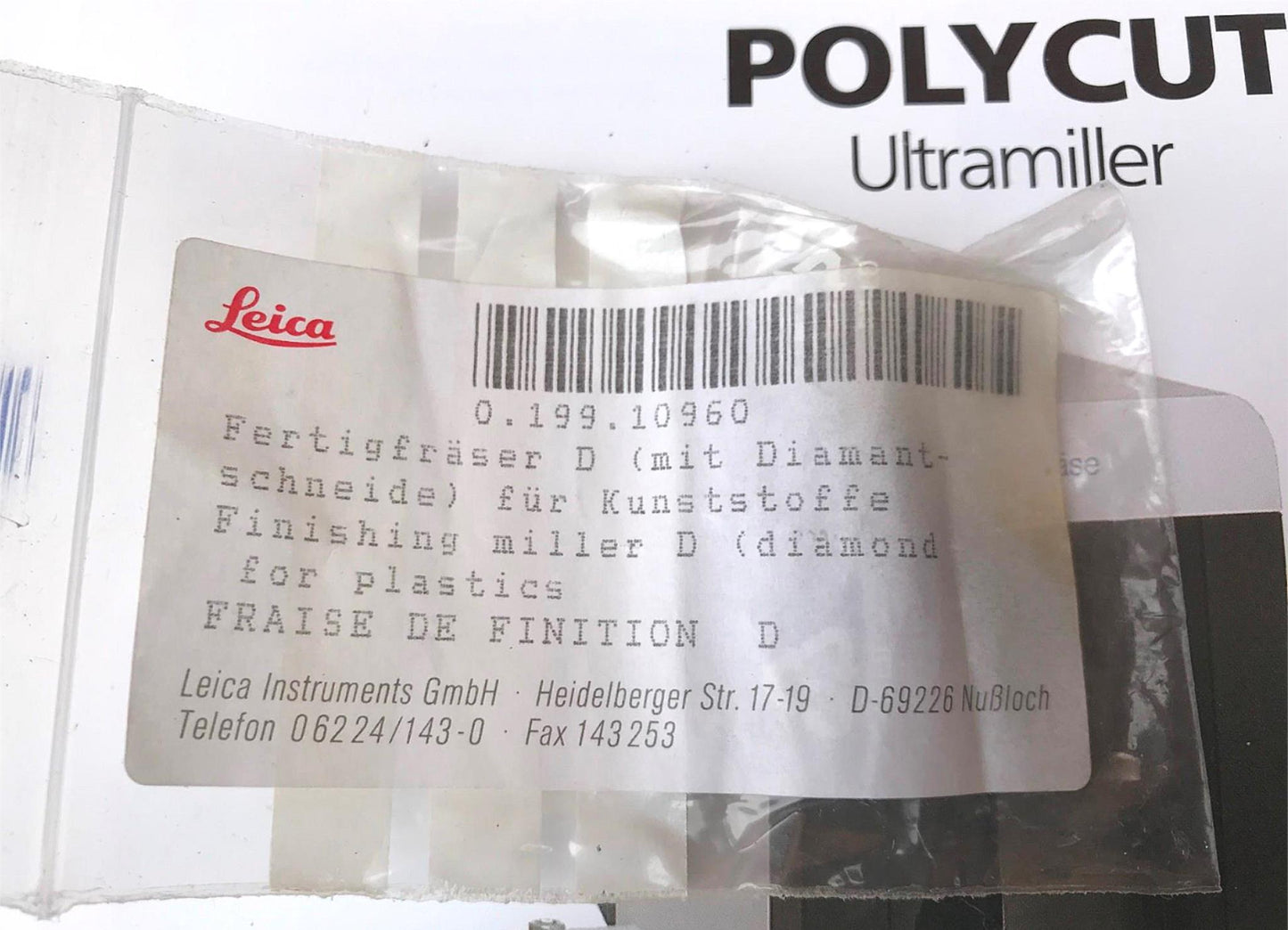 REICHERT LEICA SM2600 SLEDGE POLYCUT ULTRAMILLER MICROTOME for SM2500 FREE SHIP