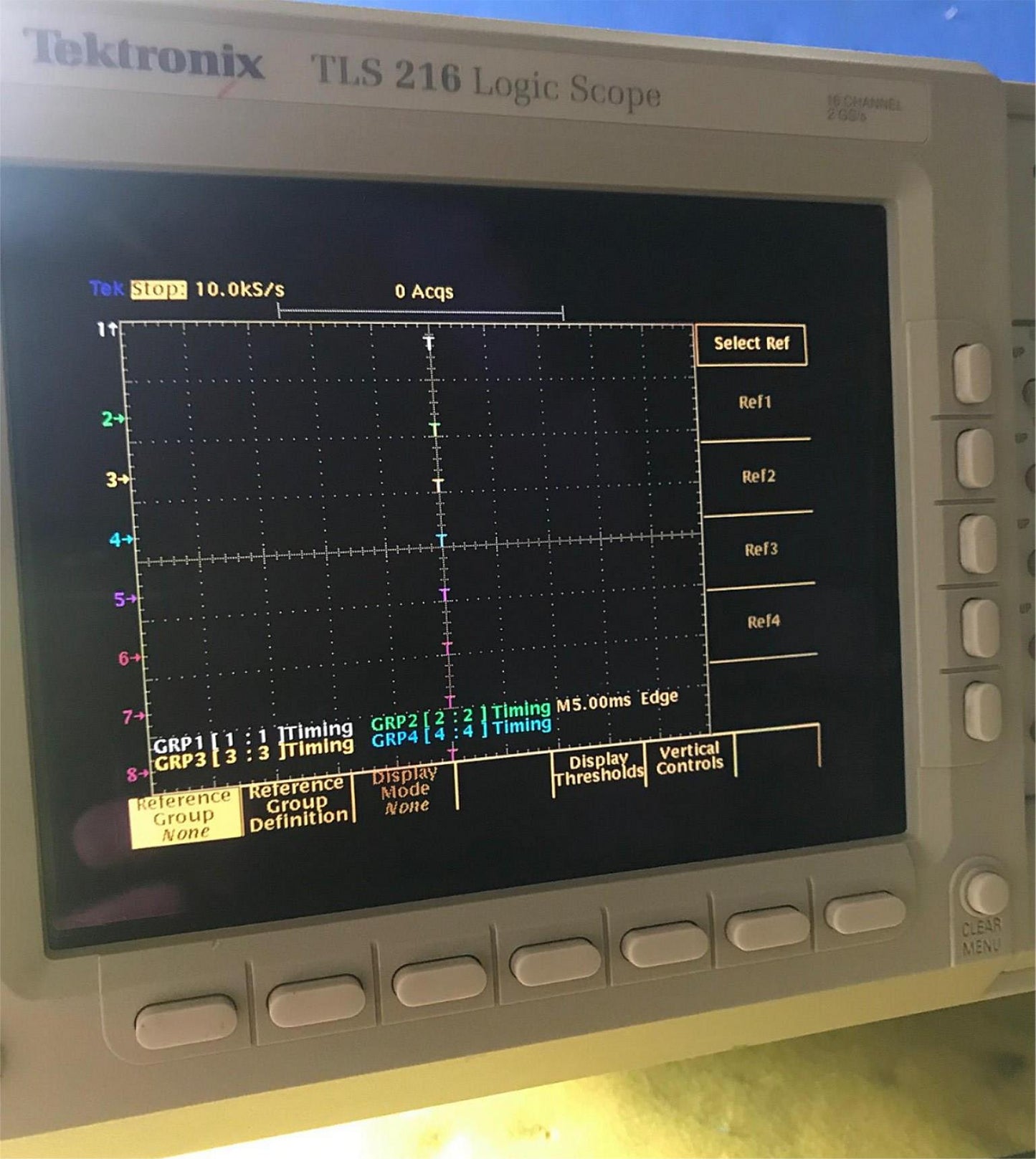 TEKTRONIX TLS 216 COLOR LOGIC SCOPE OSCILLOSCOPE WATCH VIDEO FREE SHIPPING