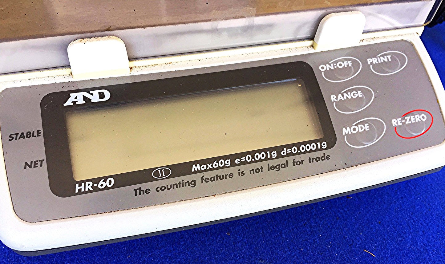 A&D HR-60 LEGAL TRADE GEM HIGH RESOLUTION DIGITAL BALANCE 0.1mg read FREE SHIP