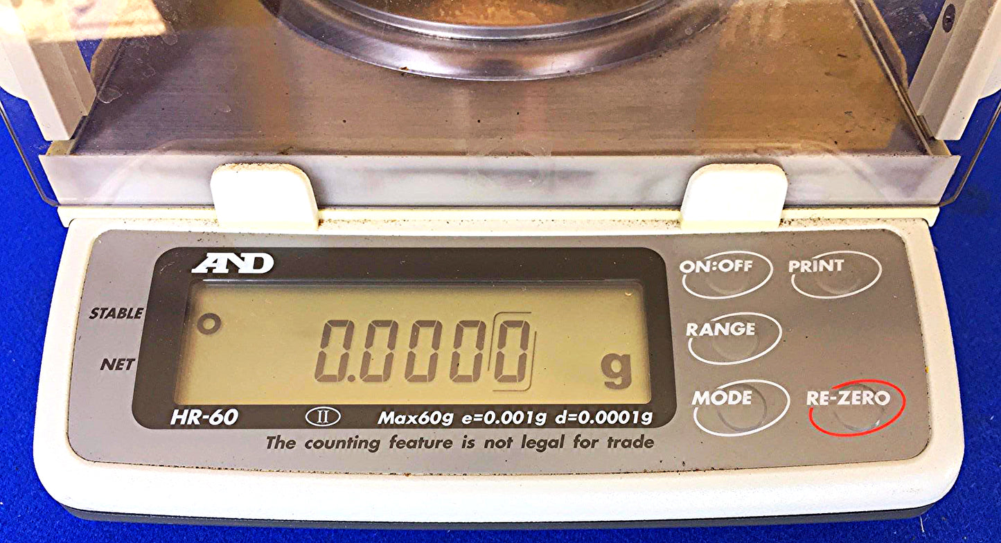 A&D HR-60 LEGAL TRADE GEM HIGH RESOLUTION DIGITAL BALANCE 0.1mg read FREE SHIP