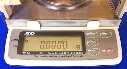A&D HR-60 LEGAL TRADE GEM HIGH RESOLUTION DIGITAL BALANCE 0.1mg read FREE SHIP