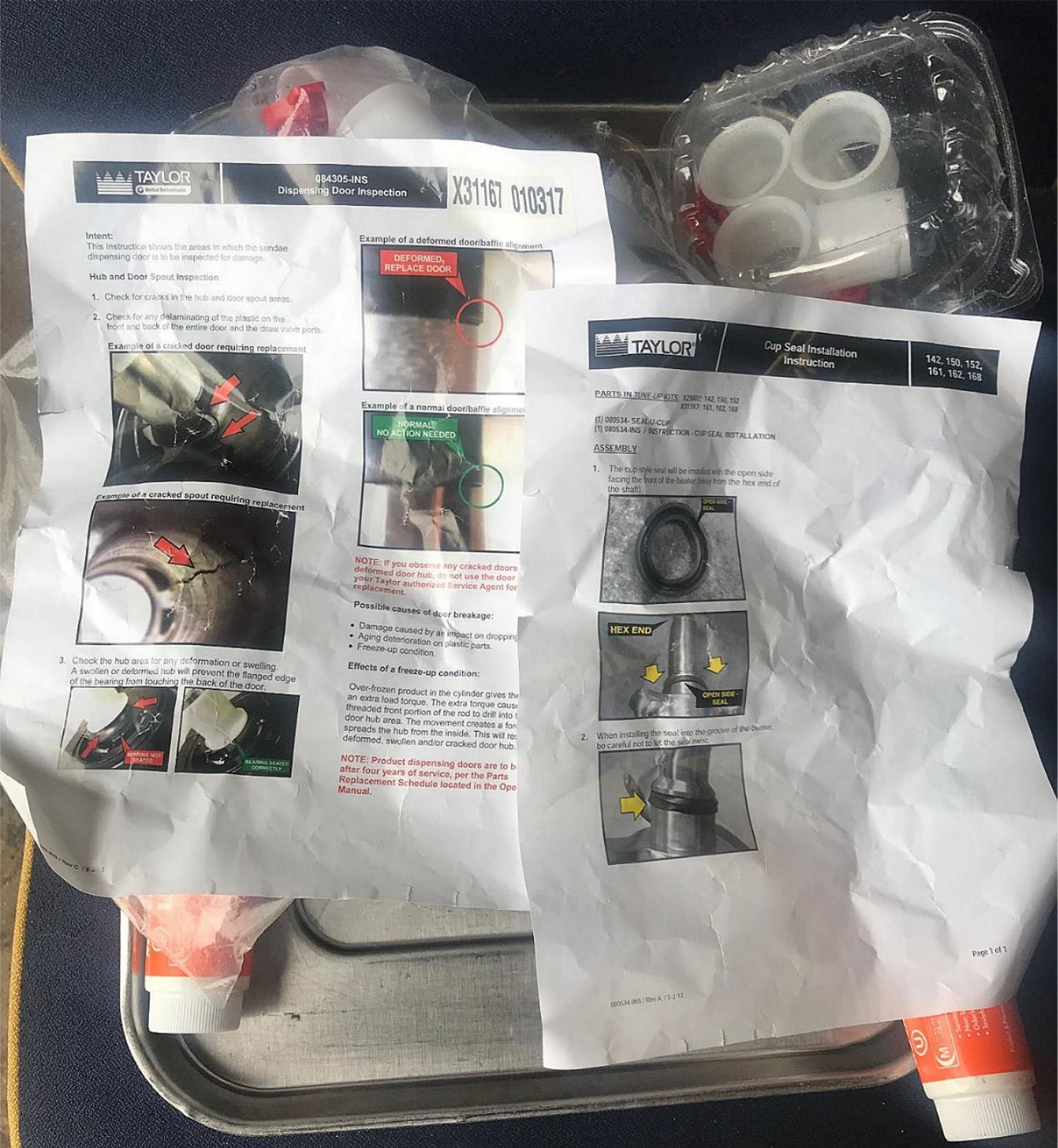 COUNTER TOP AIR COLLED TAYLOR 161 COMPACT SOFT SERVE TWIN TWIST FREEZER FREESHIP