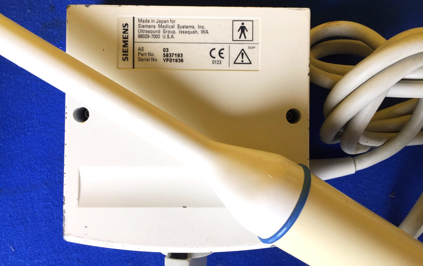 SIEMENS 6.5EV13 CONVEX ARRAY ULTRASOUND TRANSDUCER VAGINAL PROBE ELEGRA FREESHIP