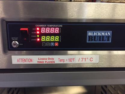 BLICKMAN 7927MG DIGITAL BLANKET WARMER LAB HOSPITAL CLINIC BENCHTOP FREE SHIP