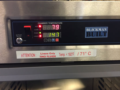 BLICKMAN 7927MG DIGITAL BLANKET WARMER LAB HOSPITAL CLINIC BENCHTOP FREE SHIP