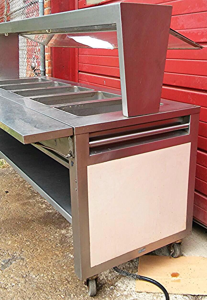 PRECISION 5 WELL 79x28x35 FOOD WARMER BUFFET SNEEZE GUARD RESTAURANT FREE SHIP