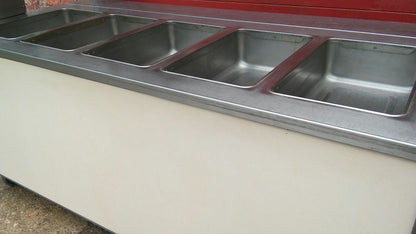 PRECISION 5 WELL 79x28x35 FOOD WARMER BUFFET SNEEZE GUARD RESTAURANT FREE SHIP