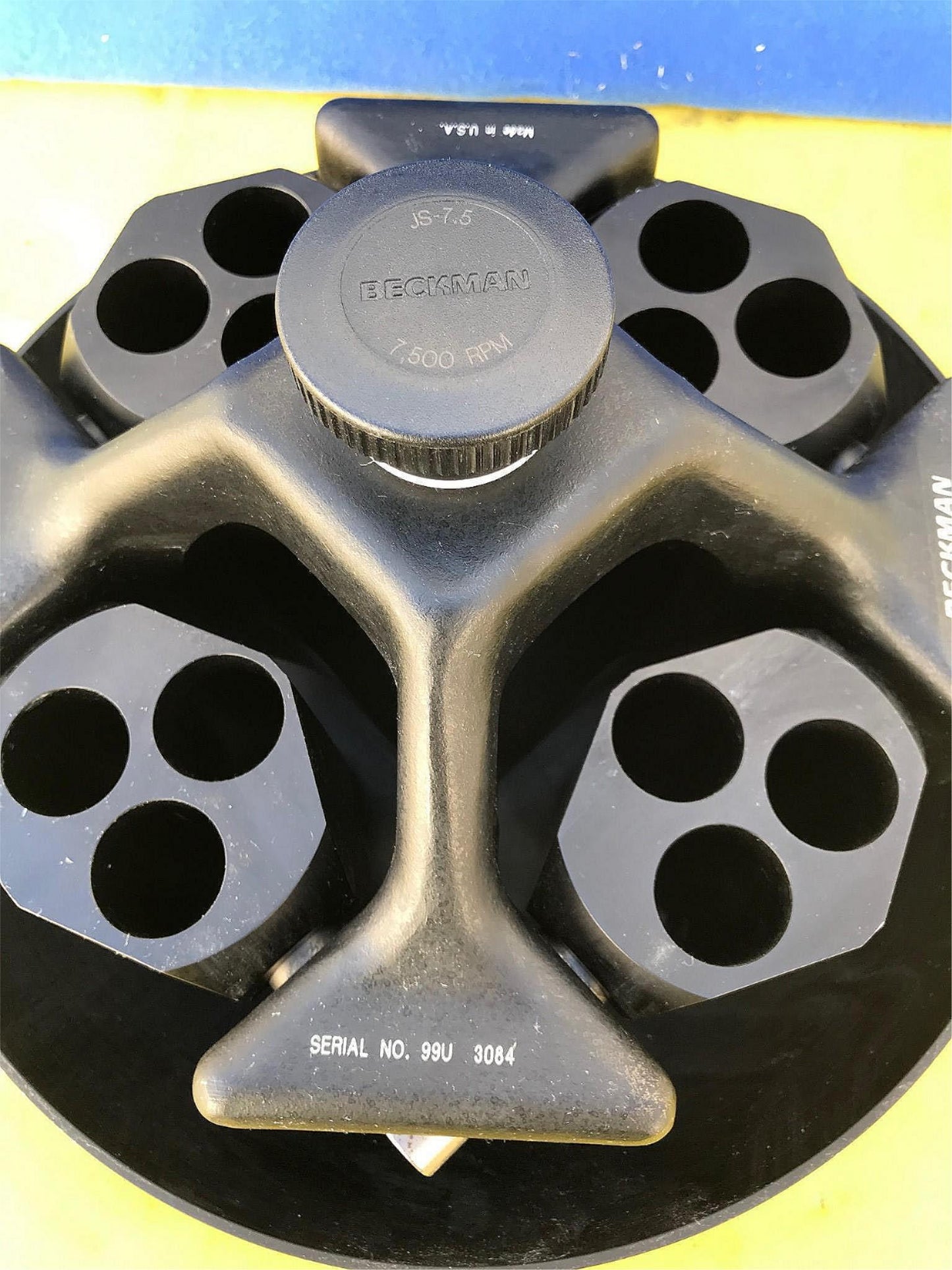 BECKMAN TYPE JS-7.5 AVANTI J SERIES J2 FIXED ROTOR CONICAL BUCKET 90day WARRANTY