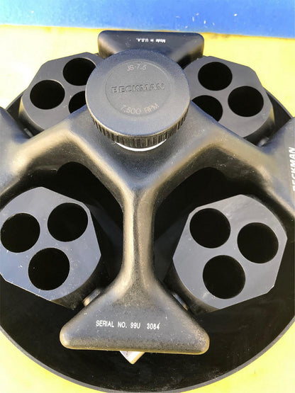 BECKMAN TYPE JS-7.5 AVANTI J SERIES J2 FIXED ROTOR CONICAL BUCKET 90day WARRANTY