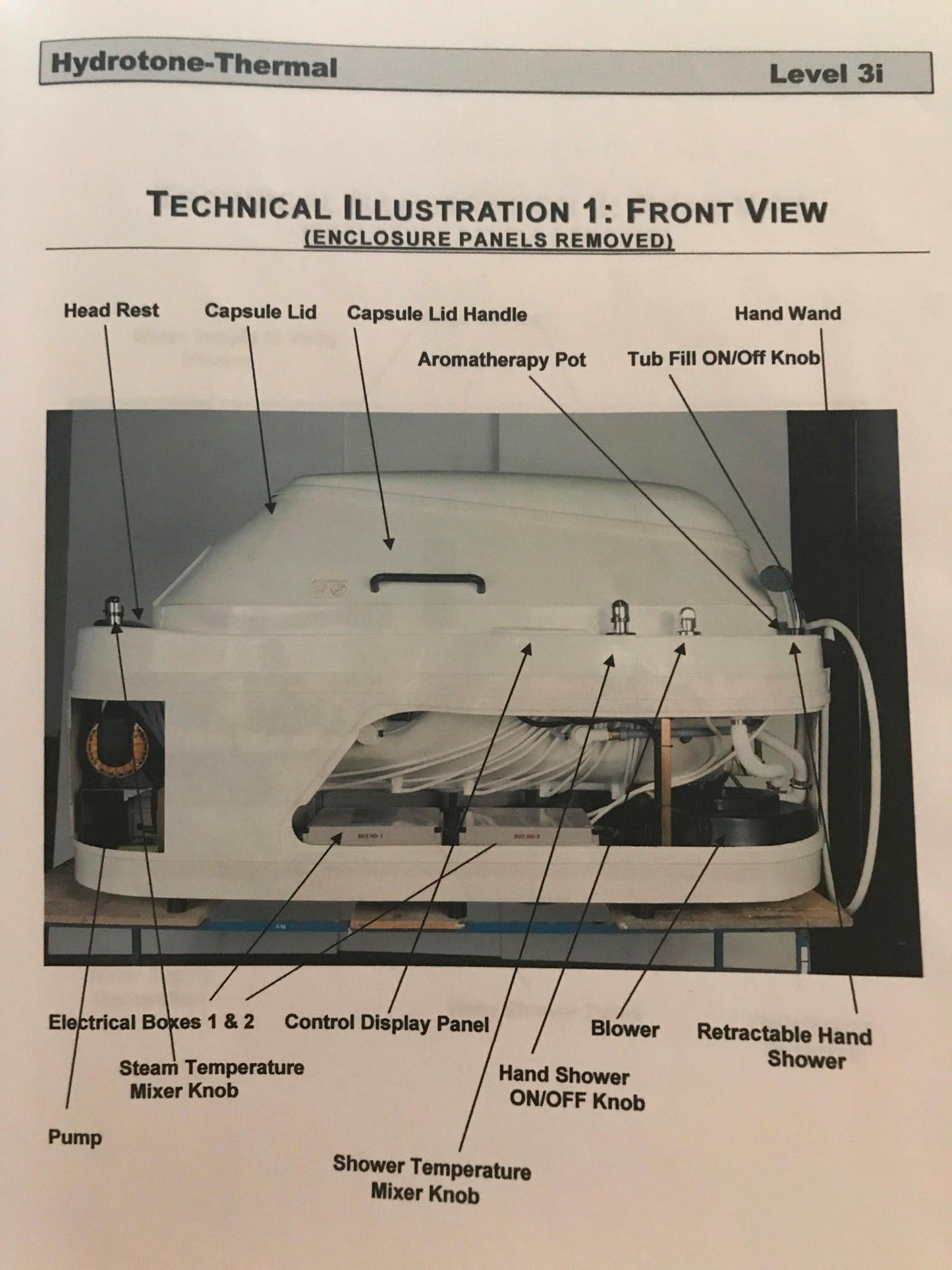 HYDROTONE THERMAL 3l CAPSULE SPRAY STEAM VICHY COLOR HYDRO THERAPY TUB FREE SHIP