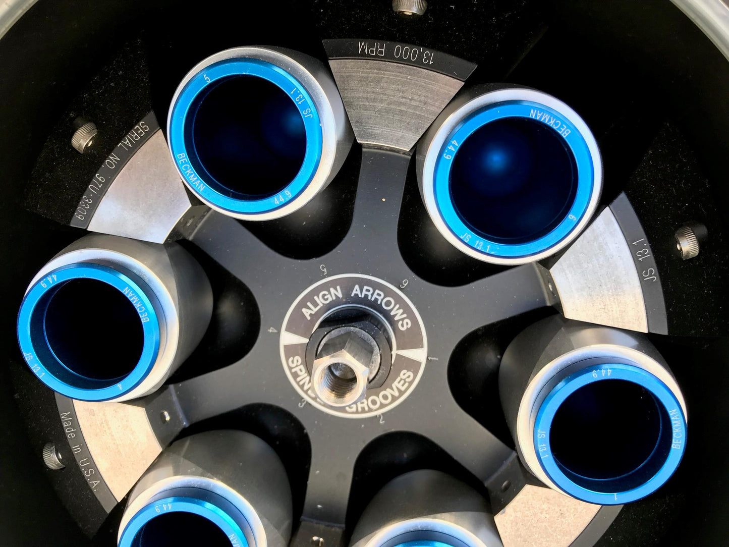 BECKMAN JS-13.1 ROTOR COULTER J2 J6 AVANTI® J CENTRIFUGE 90dayWARRANTY FREE SHIP