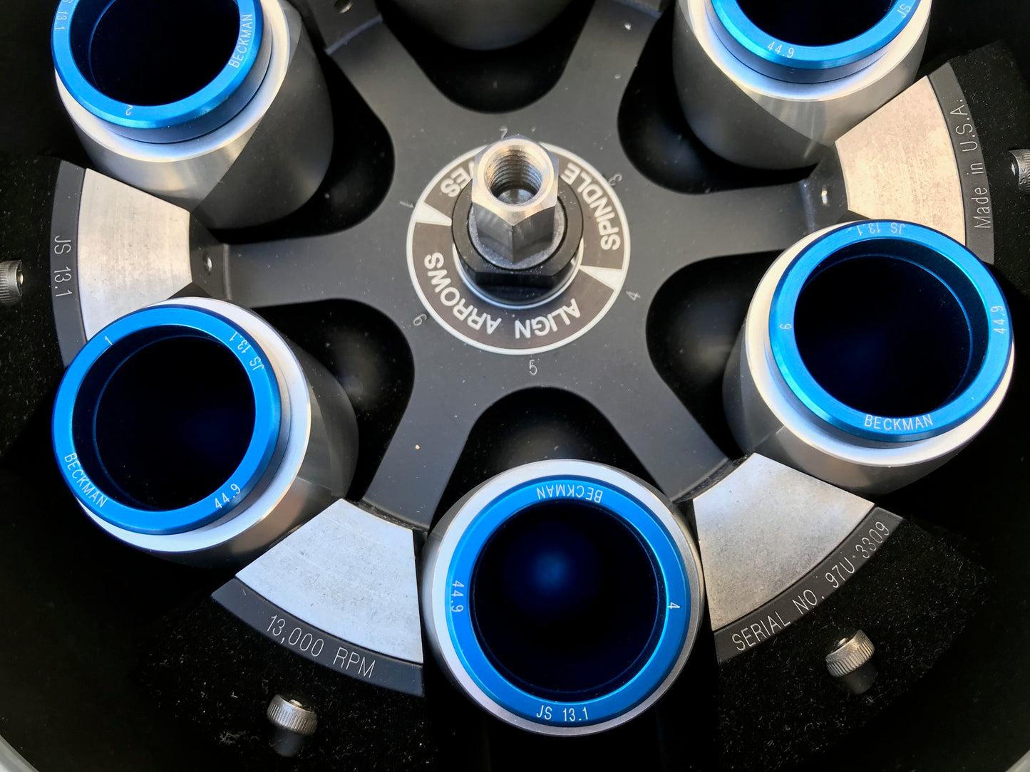 BECKMAN JS-13.1 ROTOR COULTER J2 J6 AVANTI® J CENTRIFUGE 90dayWARRANTY FREE SHIP