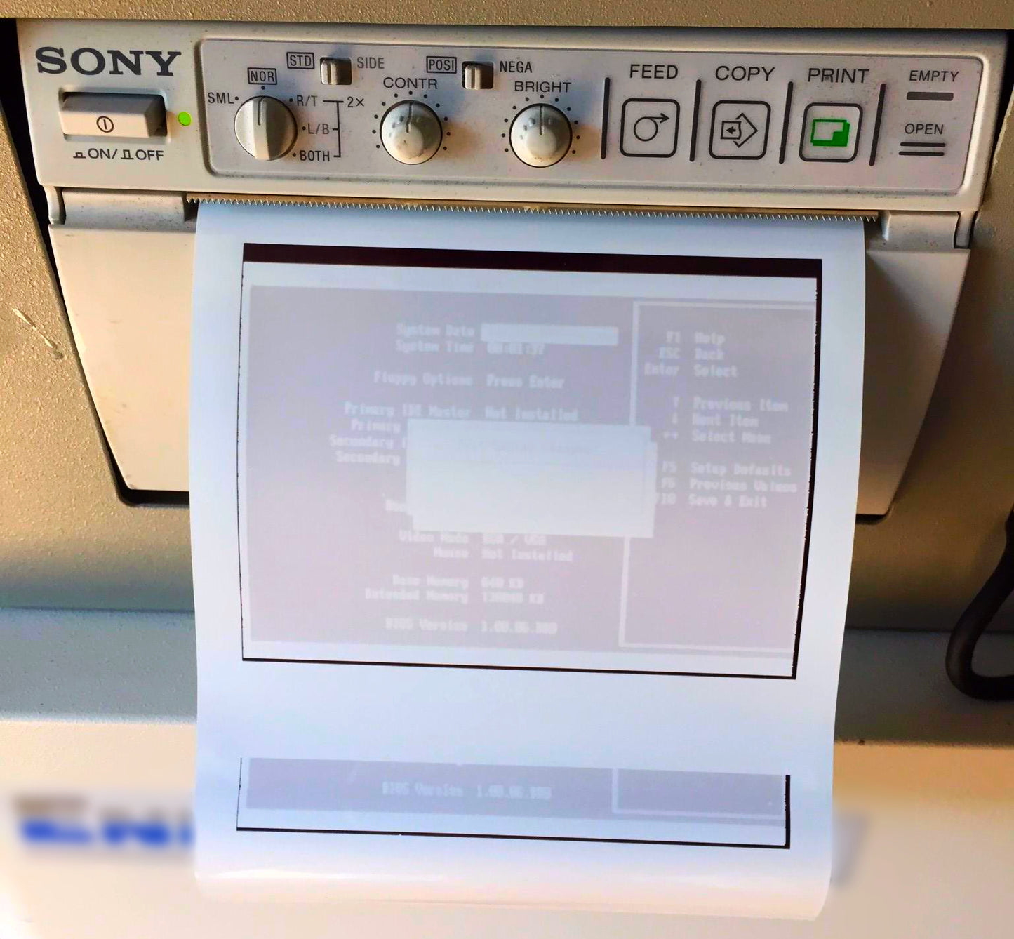 SONY UP-895MD VIDEO GRAPHIC B&W PRINTER & 2 UPP-110 HD THERMAL PAPER FREE SHIP