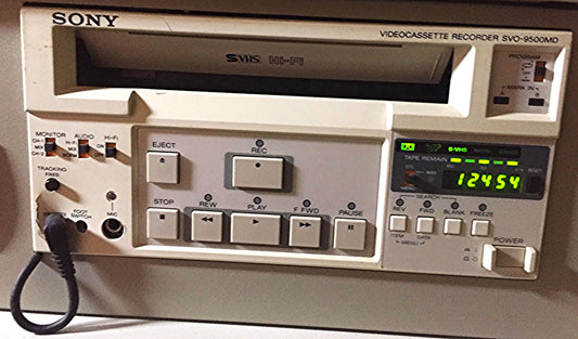 SONY SVO-9500MD Video Cassette Recorder S-VHS Stereo Medical Ultrasound FREESHIP