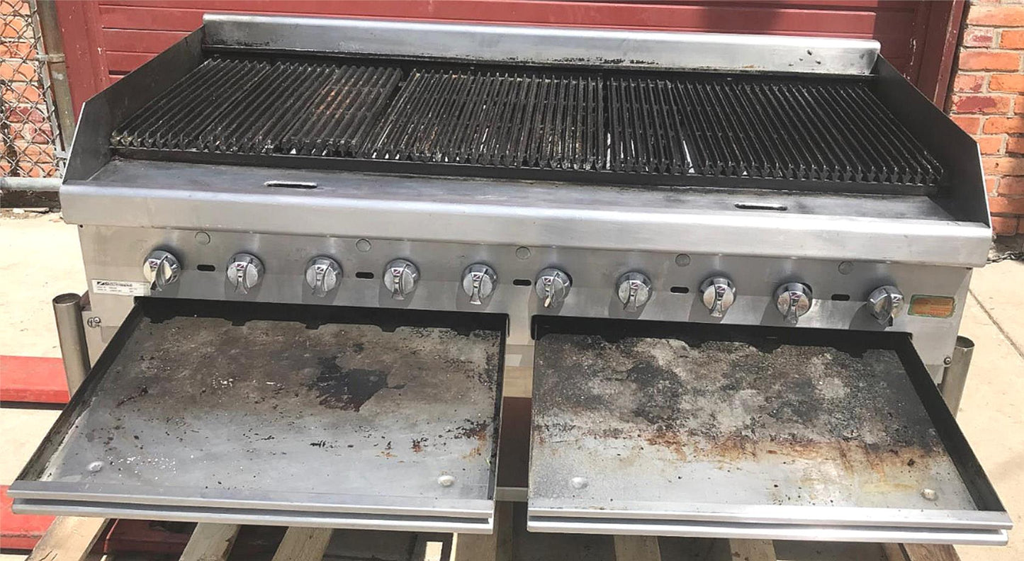 QUALITY"NOT CHEEPO FLIMSY" SOUTHBEND 60" NAT GAS HEAVYDUTY CHARBROILER FREE SHIP