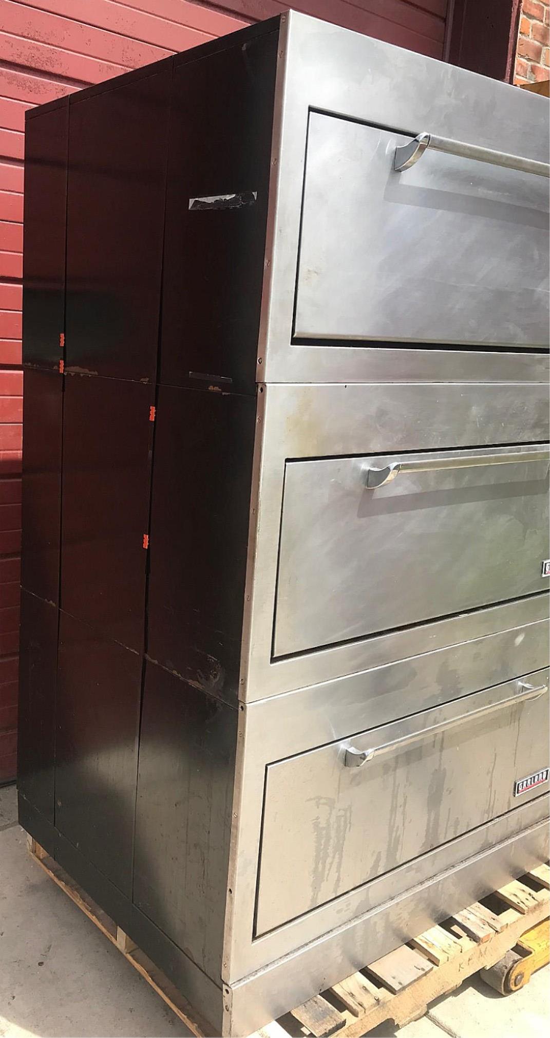 GARLAND 2555 TRIPLE DECK ELECTRIC BAKE ROAST OVEN 208V 1PHASE 12"HEARTH FREESHIP