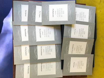 COLLECTION PEOPLE COLONIAL AMERICA FRANKLIN MINT LIONEL FORREST PEWTER FREESHIP