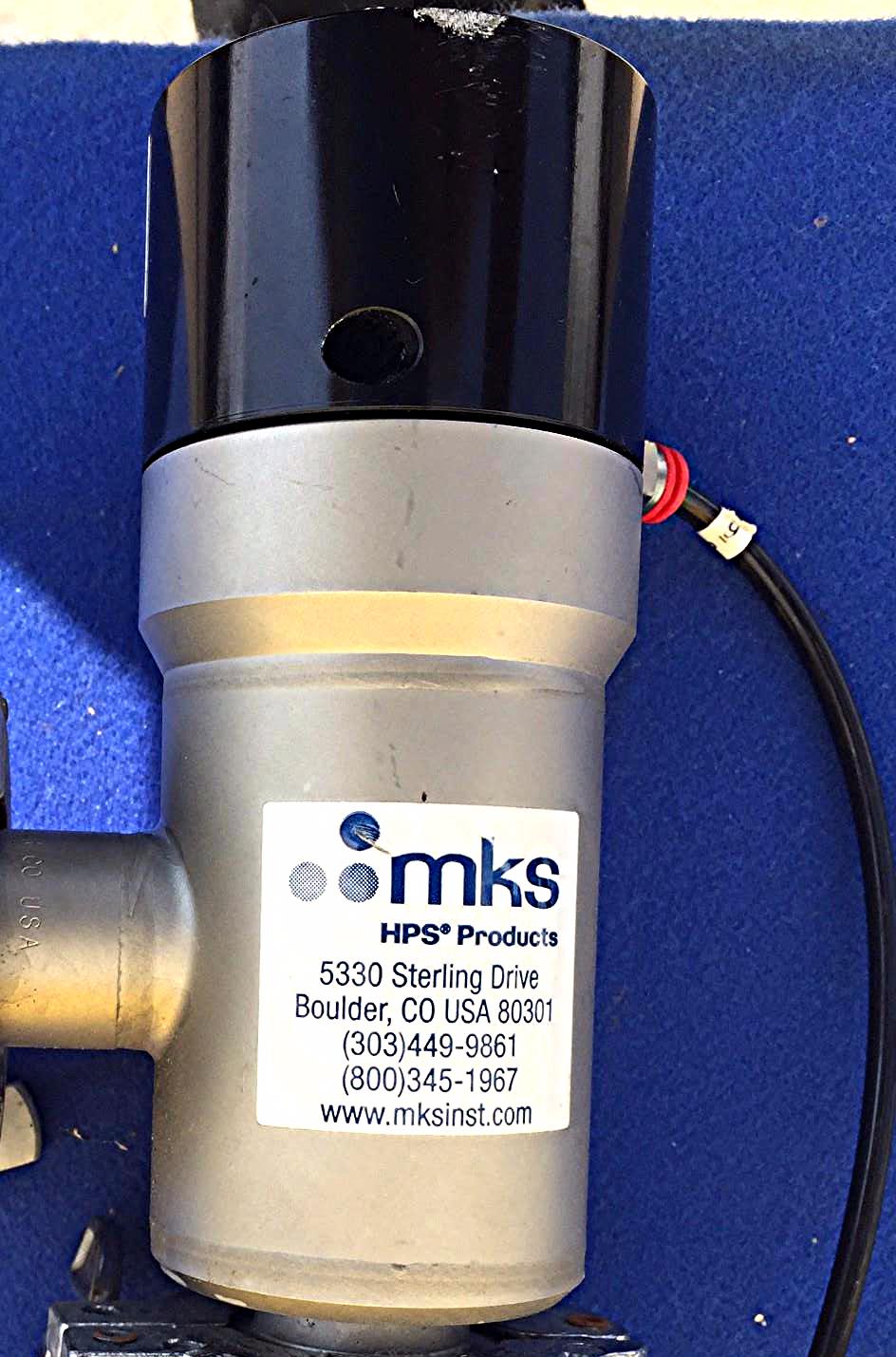 MKS INSTRUMENTS LPV-25-AK-COVS Pneumatic Angle Valve WORKING GREAT