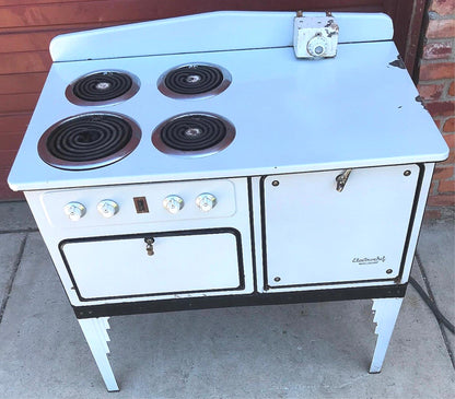 VINTAGE WALDORF K-24 ELECTROCHEF AUTO ELECTRIC RANGE 100% WORKING FREE SHIP
