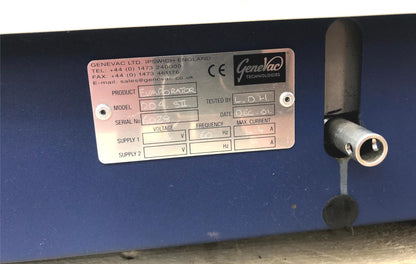 GENEVAC DD-4 EVAPORATOR with FIXED ANGLE ROTOR and NO PUMP FREE SHIP