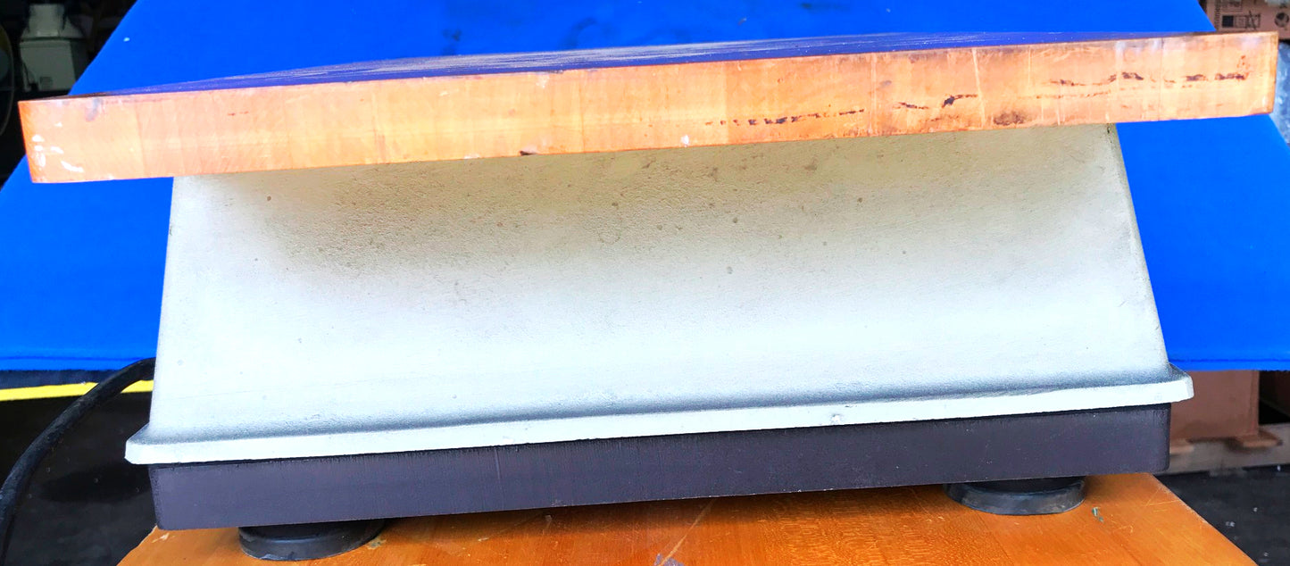 FMC SYNTRON J-50-B Benchtop FLAT PAPER JOGGER 22" Platform WATCH VIDEO FREESHIP