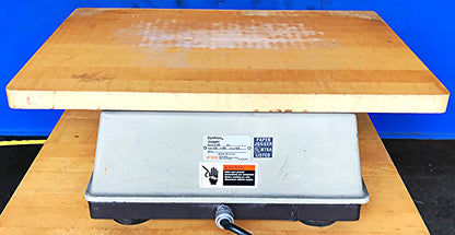 FMC SYNTRON J-50-B Benchtop FLAT PAPER JOGGER 22" Platform WATCH VIDEO FREESHIP