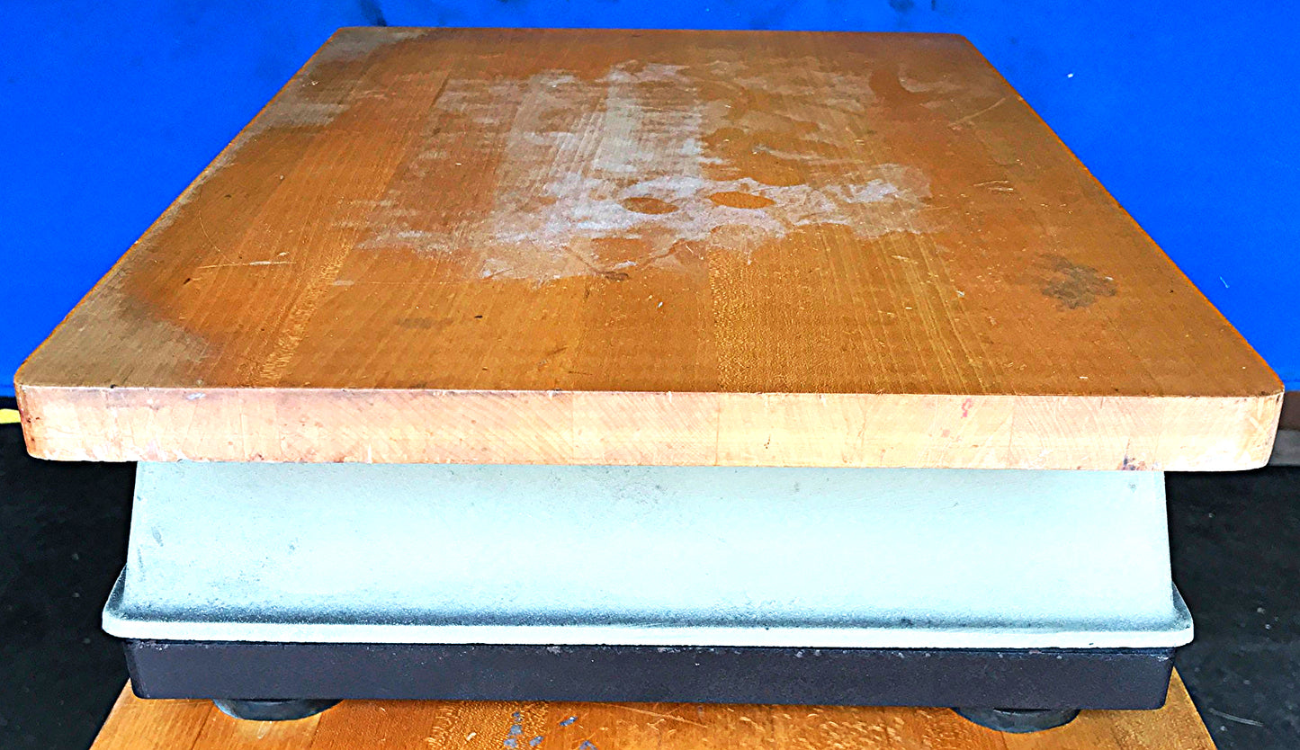 FMC SYNTRON J-50-B Benchtop FLAT PAPER JOGGER 22" Platform WATCH VIDEO FREESHIP